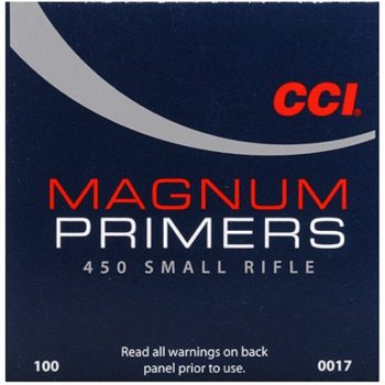 CCI 450 MAGNUM SMALL RIFLE PRIMERS (100)