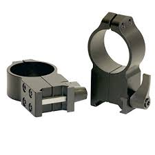 WARNE QD RINGSET 30MM HIGH MATT (PART# 215LM)