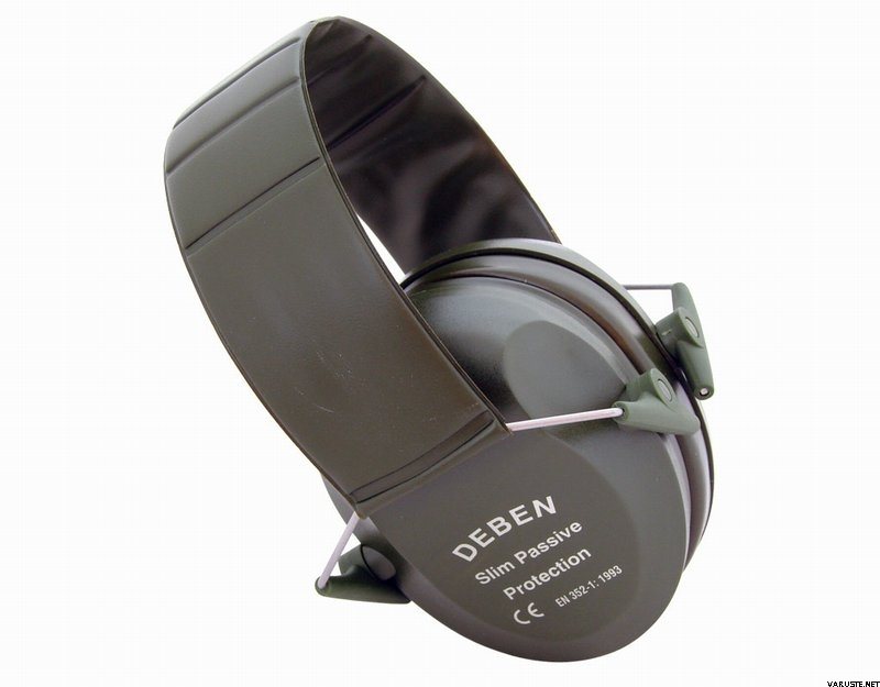 Deben Slim Passive Ear Defender Black