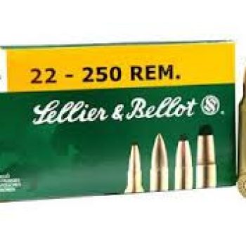 Sellier & Bellot 22-250 REM 55GR SP (20) (NEW)