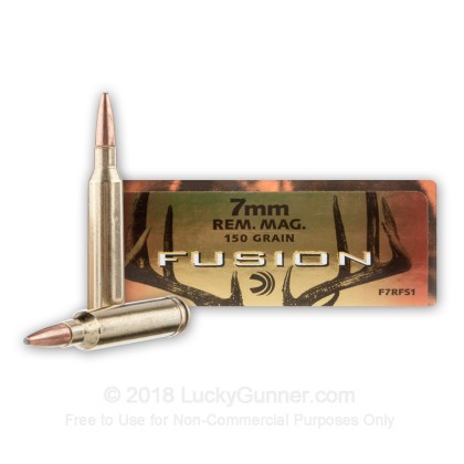 FEDERAL 7MM RM 150GR FUSION (20)