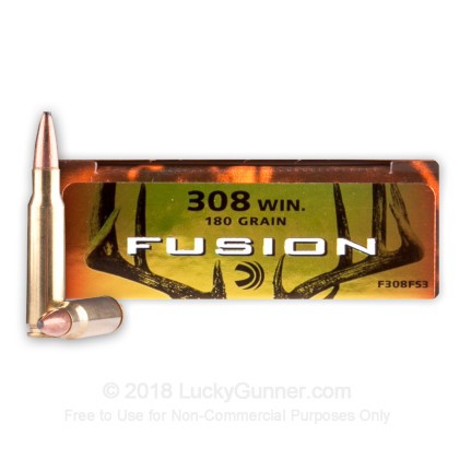 FEDERAL 308 180GR FUSION (20) NEW