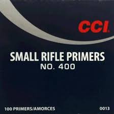 CCI 400 SMALL RIFLE PRIMERS (100)