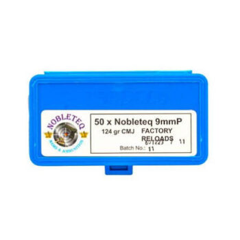 NOBLETEQ 9MMP 124GR CMJ RELOADS (50)