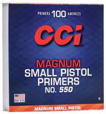 CCI 550 SMALL PISTOL MAGNUM PRIMERS (100)