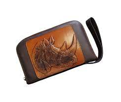 EL PASO CADDIE EMBOSSED DELUXE RHINO BROWN