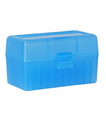 TSUNAMI AMMO BOX 50 MED/RIFLE BLUE