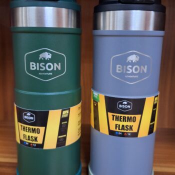 BISON TRIGGER FLASK 500ML DARK GREEN OR GRANITE