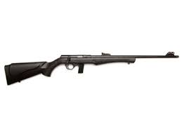 22 LR ROSSI 8122 B/A SYNT THREADED BLACK 21"