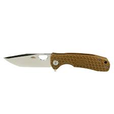 HONEY BADGER CROSS-BOLT DROP-POINT L/R TAN