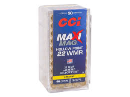 CCI 22WMR 40GR MAXI-MAG HP (50)