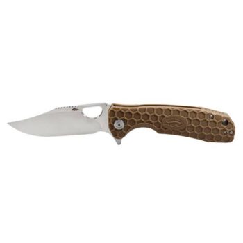 HONEY BADGER CLIP-POINT L/R LARGE TAN