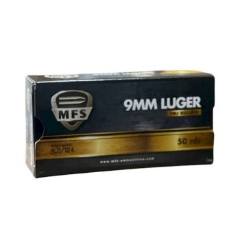 MFS AMMO 9MMP 124GR FMJ (50)