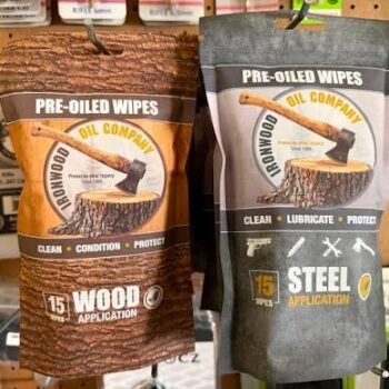 IRONWOOD PRE OILED WIPES STEEL POUCH (15)